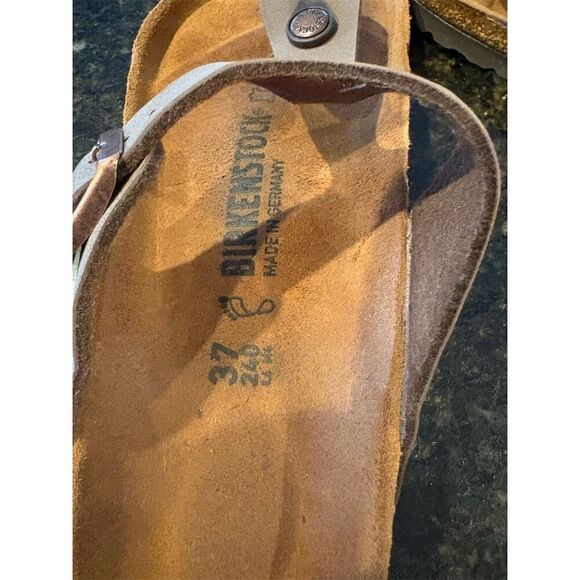 Birkenstock Gizeh Women's Thong Sandals Brown Size 6 Casual Summer - Picture 5 of 11